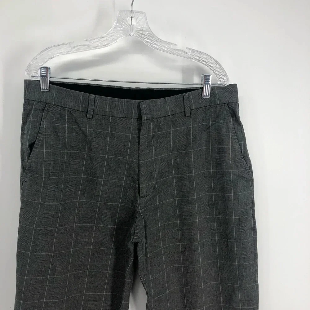 Banana Republic flat front trousers 35 x 30 grey